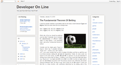 Desktop Screenshot of developeronline.blogspot.com