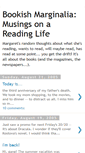 Mobile Screenshot of bookishmarginalia.blogspot.com