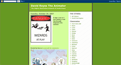 Desktop Screenshot of davidreyestheanimator.blogspot.com