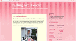 Desktop Screenshot of carlingavefoodie.blogspot.com