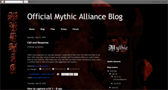 Desktop Screenshot of mythicevony.blogspot.com