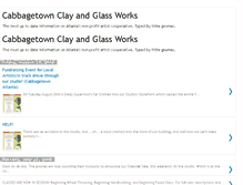 Tablet Screenshot of cabbagetownclay.blogspot.com