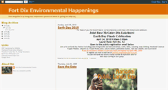 Desktop Screenshot of fortdixenvironmental.blogspot.com