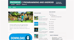 Desktop Screenshot of cprogrammingandandroid.blogspot.com