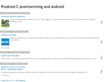 Tablet Screenshot of cprogrammingandandroid.blogspot.com