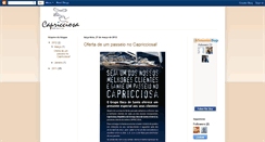 Desktop Screenshot of capricciosapizza.blogspot.com