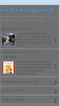 Mobile Screenshot of crossingbird.blogspot.com