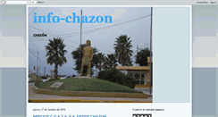 Desktop Screenshot of info-chazon.blogspot.com