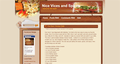 Desktop Screenshot of nicevicesandspices.blogspot.com