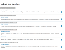 Tablet Screenshot of latinochepassione.blogspot.com