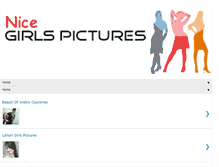 Tablet Screenshot of nice-girlspictures.blogspot.com