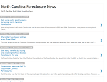 Tablet Screenshot of northcarolinaforeclosure.blogspot.com