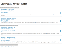 Tablet Screenshot of continental-airlines-watch.blogspot.com