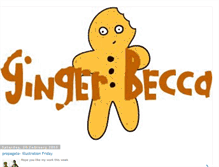 Tablet Screenshot of gingerbecca.blogspot.com