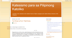 Desktop Screenshot of katesismo.blogspot.com