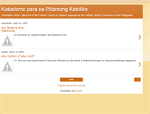 Tablet Screenshot of katesismo.blogspot.com