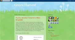 Desktop Screenshot of greenharvest.blogspot.com