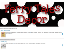 Tablet Screenshot of ferrytalesdecor.blogspot.com