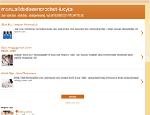 Tablet Screenshot of manualidadesencrochet-lucyta.blogspot.com