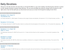 Tablet Screenshot of faithdailydevotions.blogspot.com