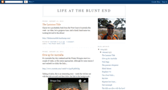 Desktop Screenshot of lifeatthebluntend.blogspot.com