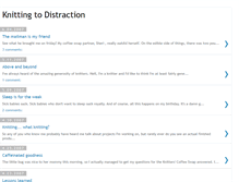 Tablet Screenshot of knittingtodistraction.blogspot.com
