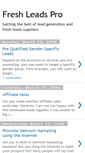 Mobile Screenshot of freshleadspro.blogspot.com