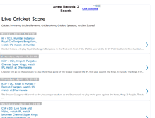 Tablet Screenshot of acricketjournal.blogspot.com