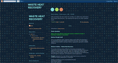 Desktop Screenshot of eddt231wasteheatrecovery.blogspot.com