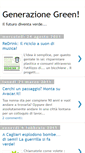 Mobile Screenshot of generazionegreen.blogspot.com
