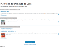 Tablet Screenshot of plentudeunicidadedeus.blogspot.com