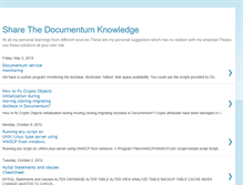 Tablet Screenshot of documentumknowledge.blogspot.com