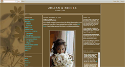 Desktop Screenshot of julian-nicole.blogspot.com