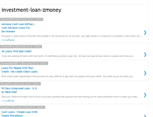 Tablet Screenshot of investment-loan-zmoney.blogspot.com