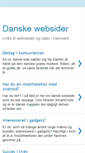 Mobile Screenshot of danske-websider.blogspot.com