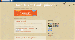 Desktop Screenshot of howdoyoucookquinoa.blogspot.com