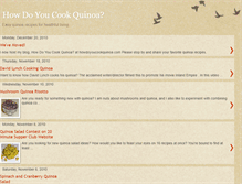 Tablet Screenshot of howdoyoucookquinoa.blogspot.com