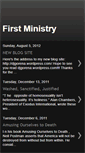 Mobile Screenshot of firstministry.blogspot.com