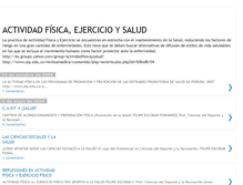 Tablet Screenshot of ejerciciofisicoysalud.blogspot.com