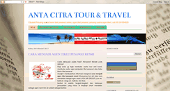 Desktop Screenshot of antacitra.blogspot.com