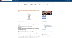 Desktop Screenshot of bestactingcoach.blogspot.com