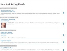 Tablet Screenshot of bestactingcoach.blogspot.com