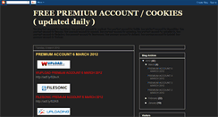 Desktop Screenshot of need4premiumaccount.blogspot.com