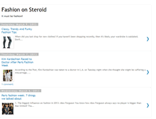 Tablet Screenshot of fashionoid.blogspot.com