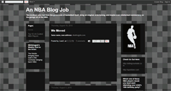 Desktop Screenshot of nbablogjob.blogspot.com