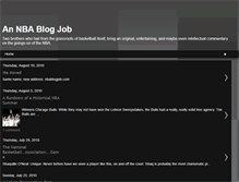 Tablet Screenshot of nbablogjob.blogspot.com