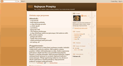 Desktop Screenshot of najlepszeprzepisy.blogspot.com