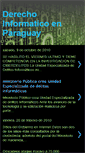 Mobile Screenshot of derechoinformaticoparaguay.blogspot.com