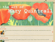 Tablet Screenshot of maryquintrall.blogspot.com