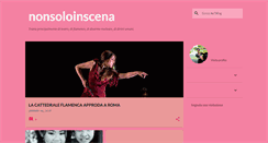 Desktop Screenshot of nonsoloinscena.blogspot.com